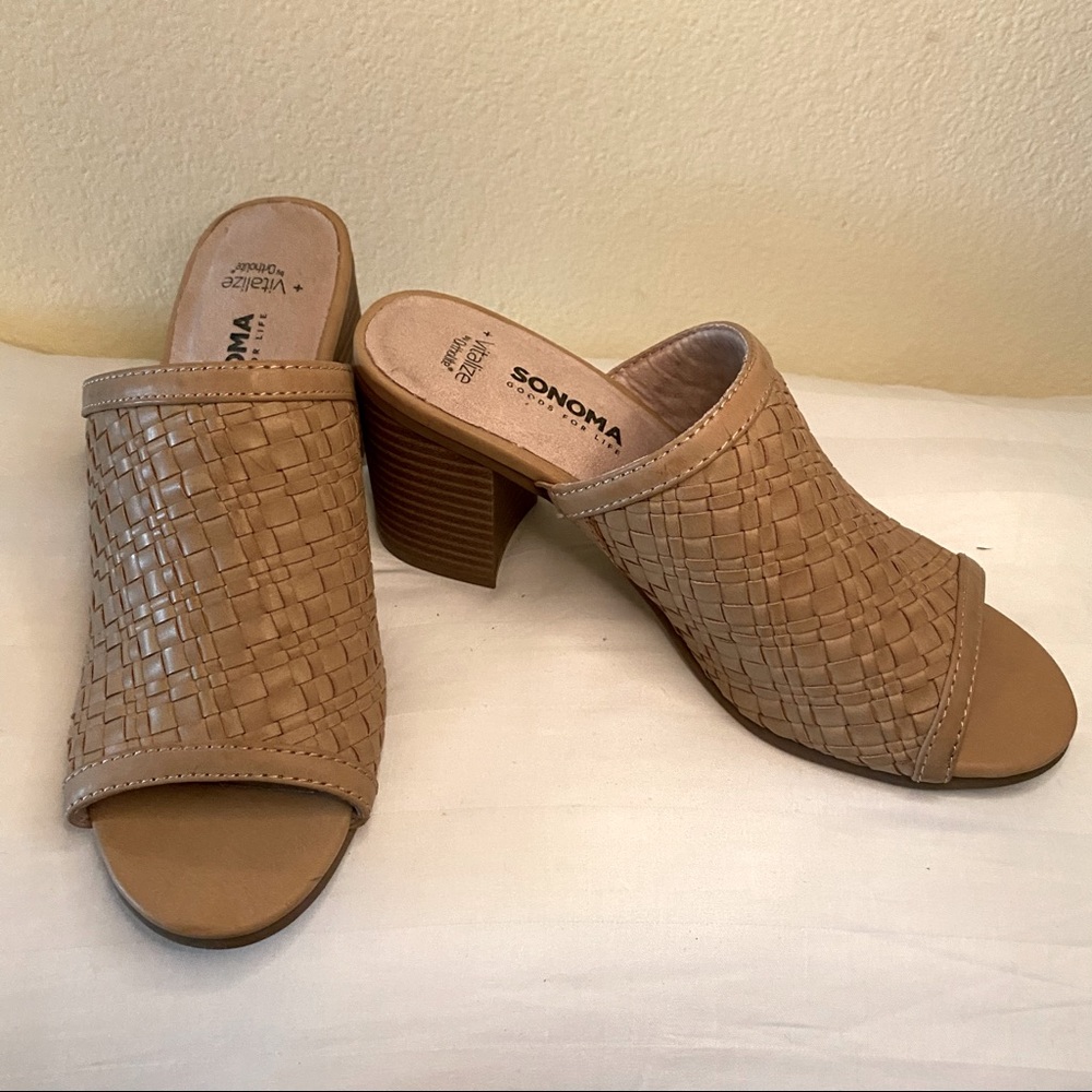 Women’s Sonoma by Ortholite Wedge Sandals; 6.5 & 7